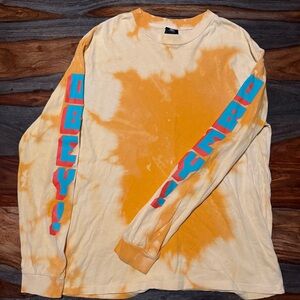 Obey Tie Dye Long Sleeve Shirt